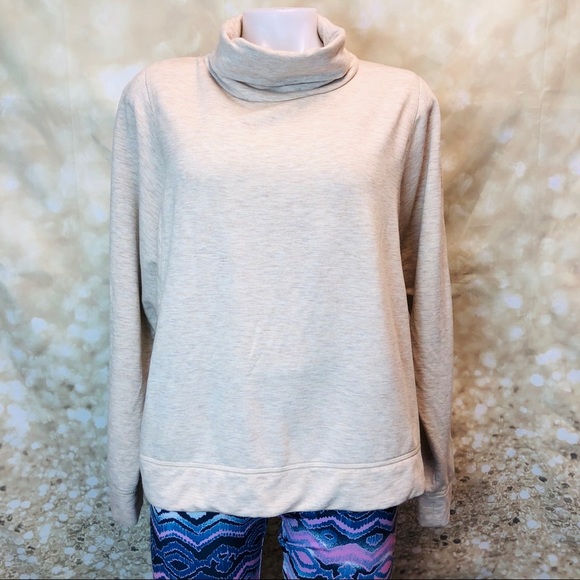 Women oversized turtleneck sweatshirt Avia , sz XL - Picture 2 of 6